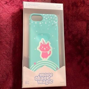 iPhone 6, 6s, 7, 8 phone case pink cat phone case
